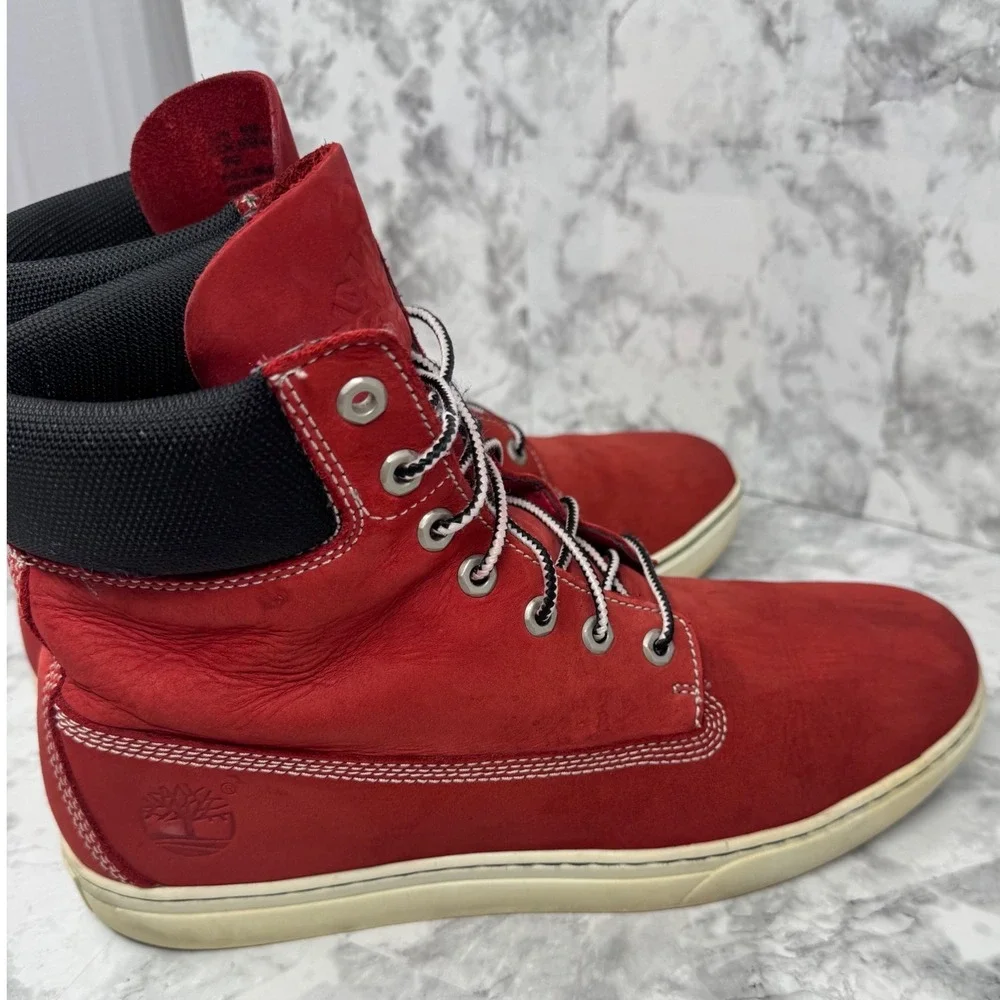 Timberland Adventure 2.0 🚨Cupsole Chukka Red Nubuck Leather Mens Boots 11.5W